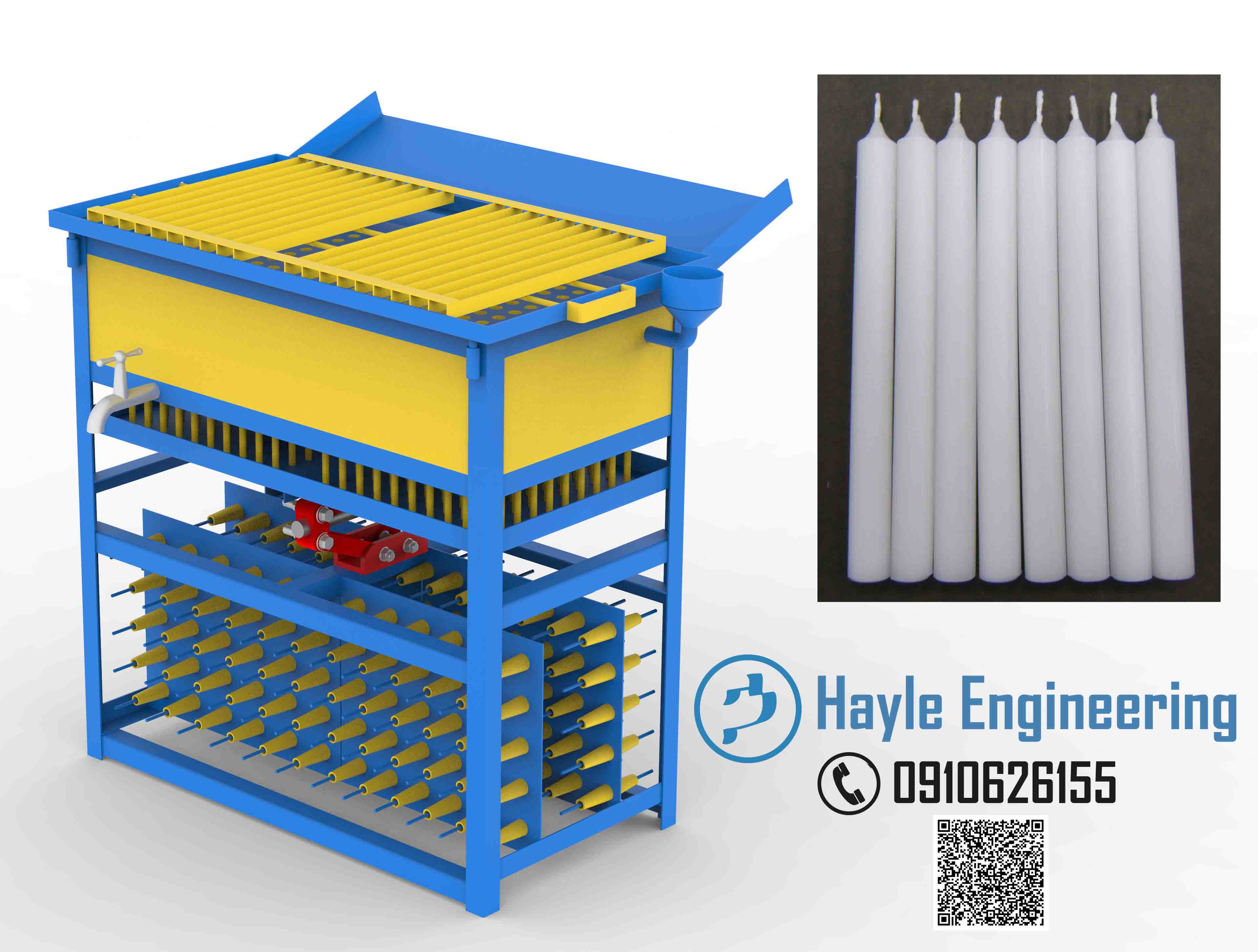 200PiecePerBatchCandleMakingMachineAdv11 Hayle Engineering